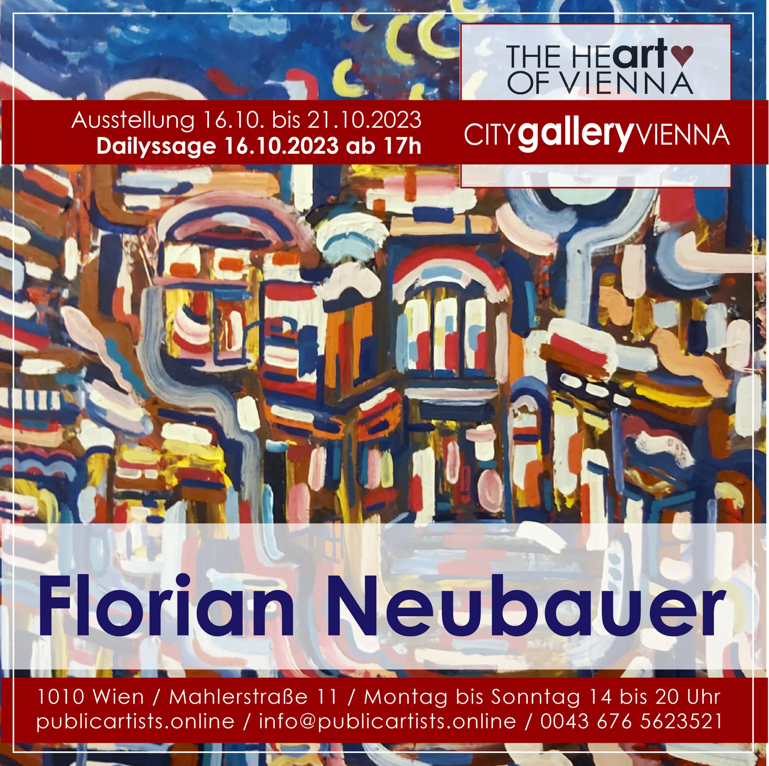 Florian Neubauer in der CITYgalleryVIENNA