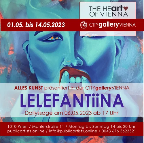 CITYgalleryVIENNA'da LELEFANTiiNA