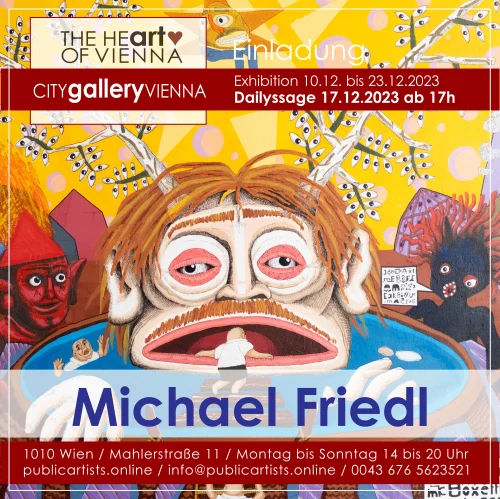 Michael Friedl in der CITYgalleryVIENNA