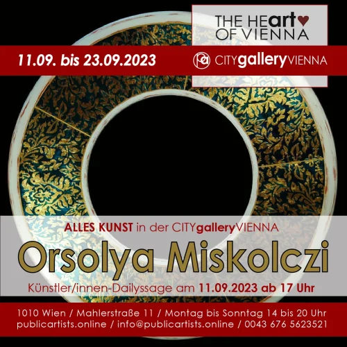 Orsolya Miskolczi in der CITYgalleryVIENNA