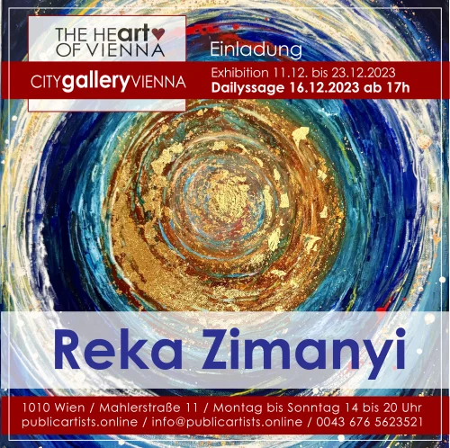 Reka Zimanyi in der CITYgalleryVIENNA