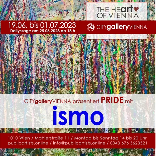 ismo, CITYgalleryVIENNA'da GURURU sergiliyor