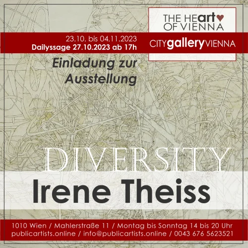 Irene Theiss zeigt DIVERSITY in der CITYgalleryVIENNA