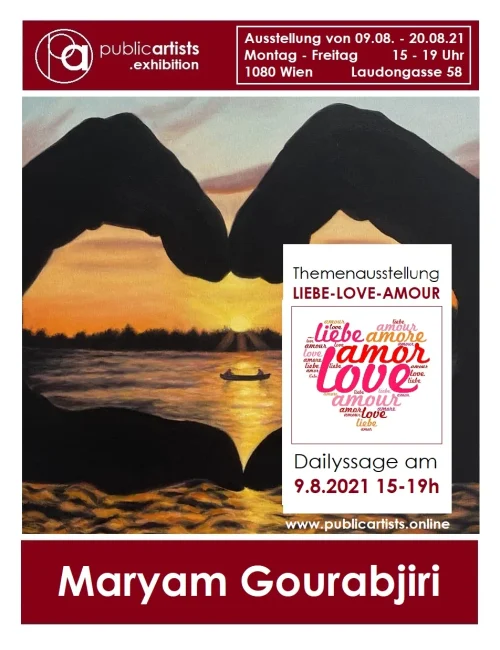 Maryam Gourabjiri zeigt LIEBE-LOVE-AMOUR