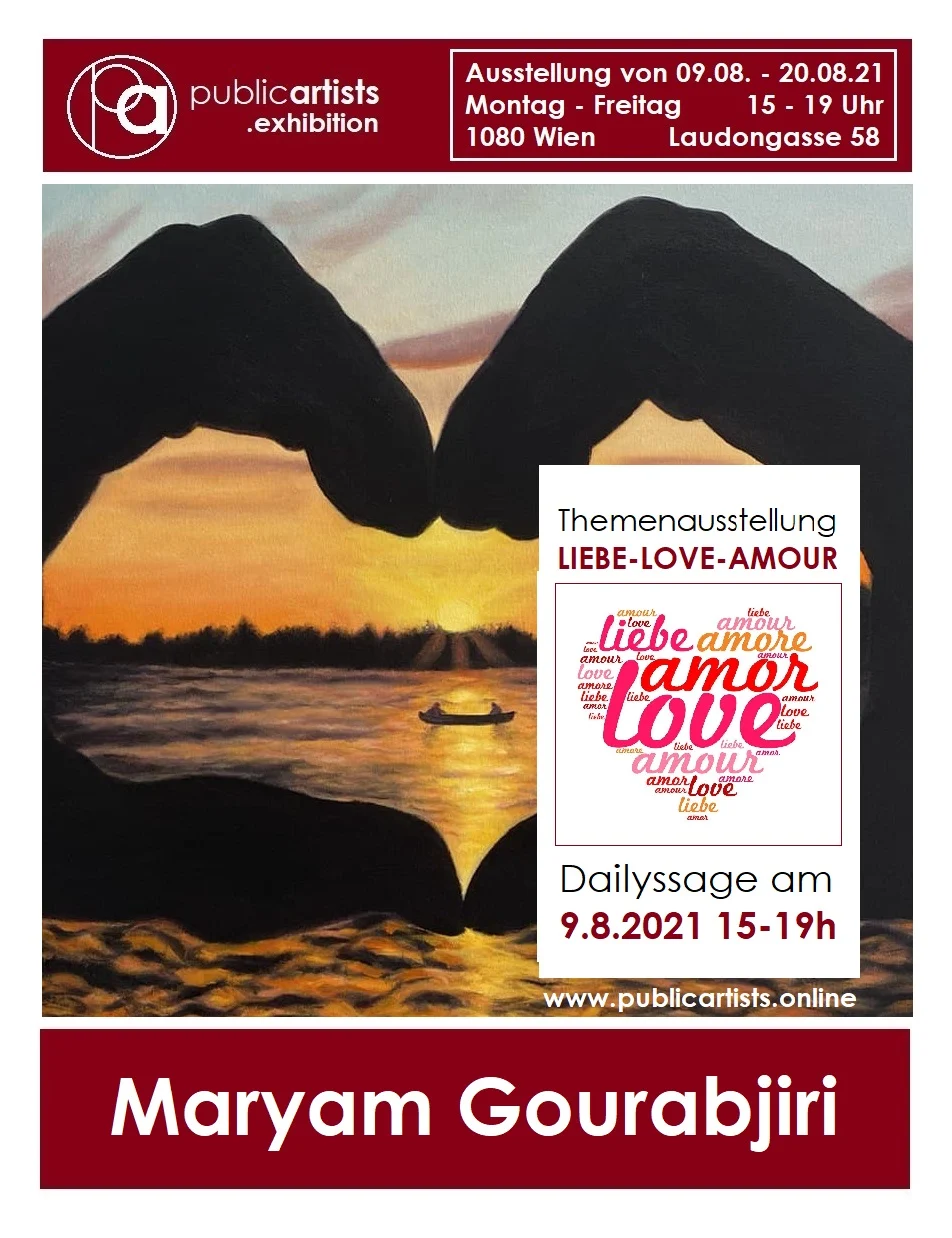 Maryam Gourabjiri zeigt LIEBE-LOVE-AMOUR