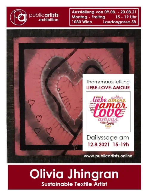 Olivia Jhingran zeigt LIEBE-LOVE-AMOUR