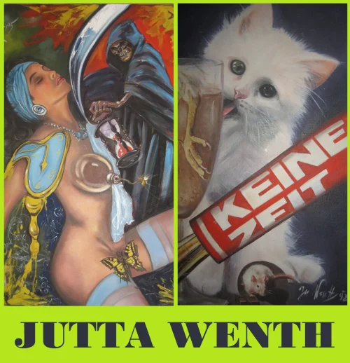 Jutta Wenth Exposition „Die Uhr tickt“ (L'horloge tourne)“