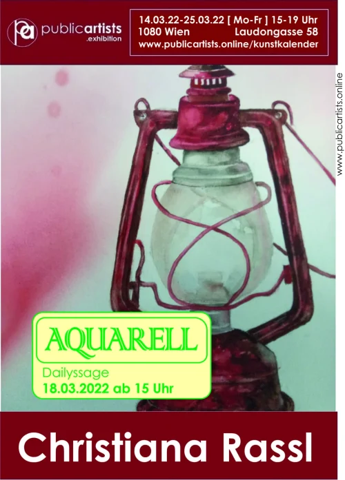 Christiana Rassl zeigt “AQUARELL”