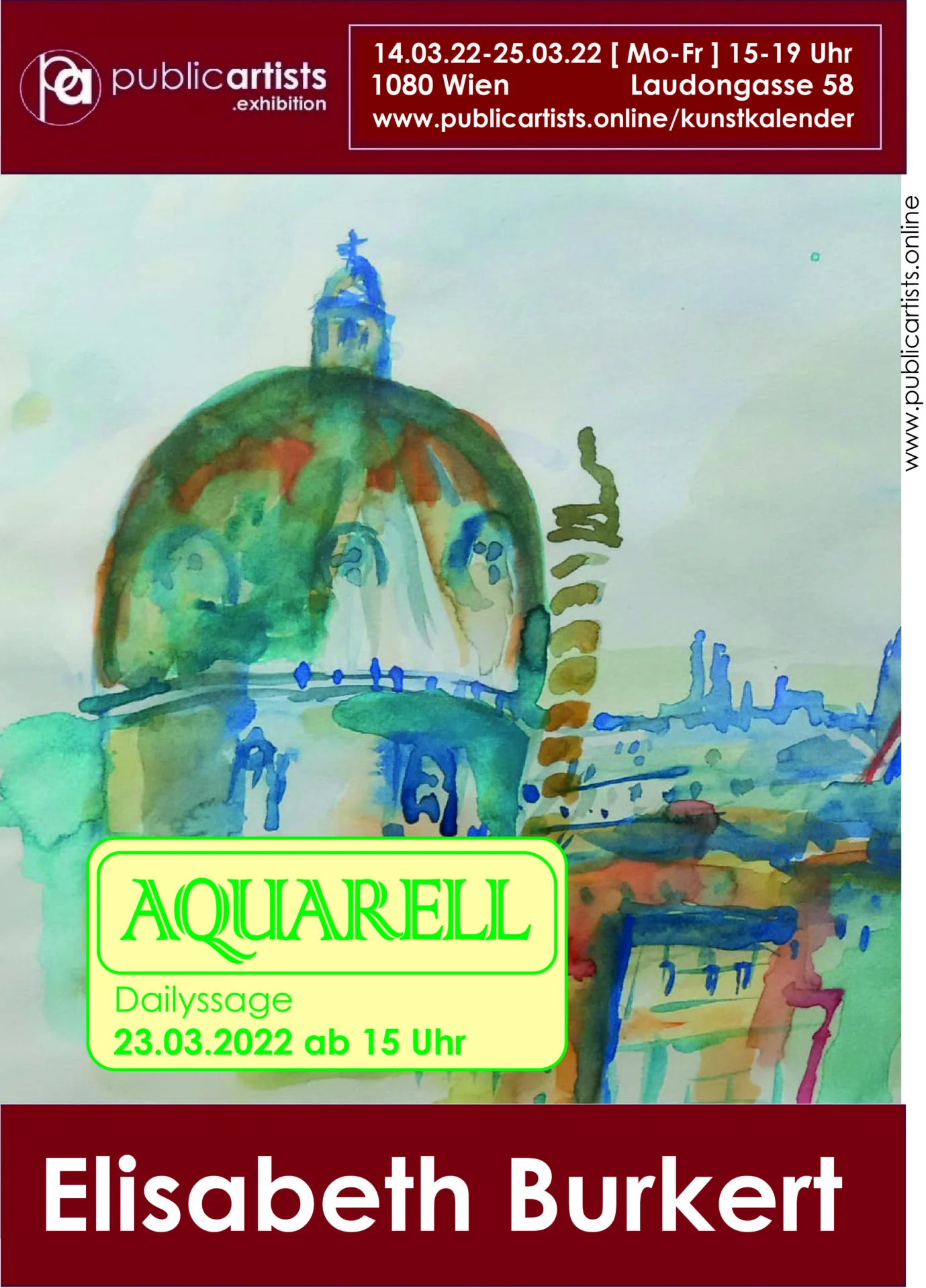 Elisabeth Burkert mutatja "AQUARELL"