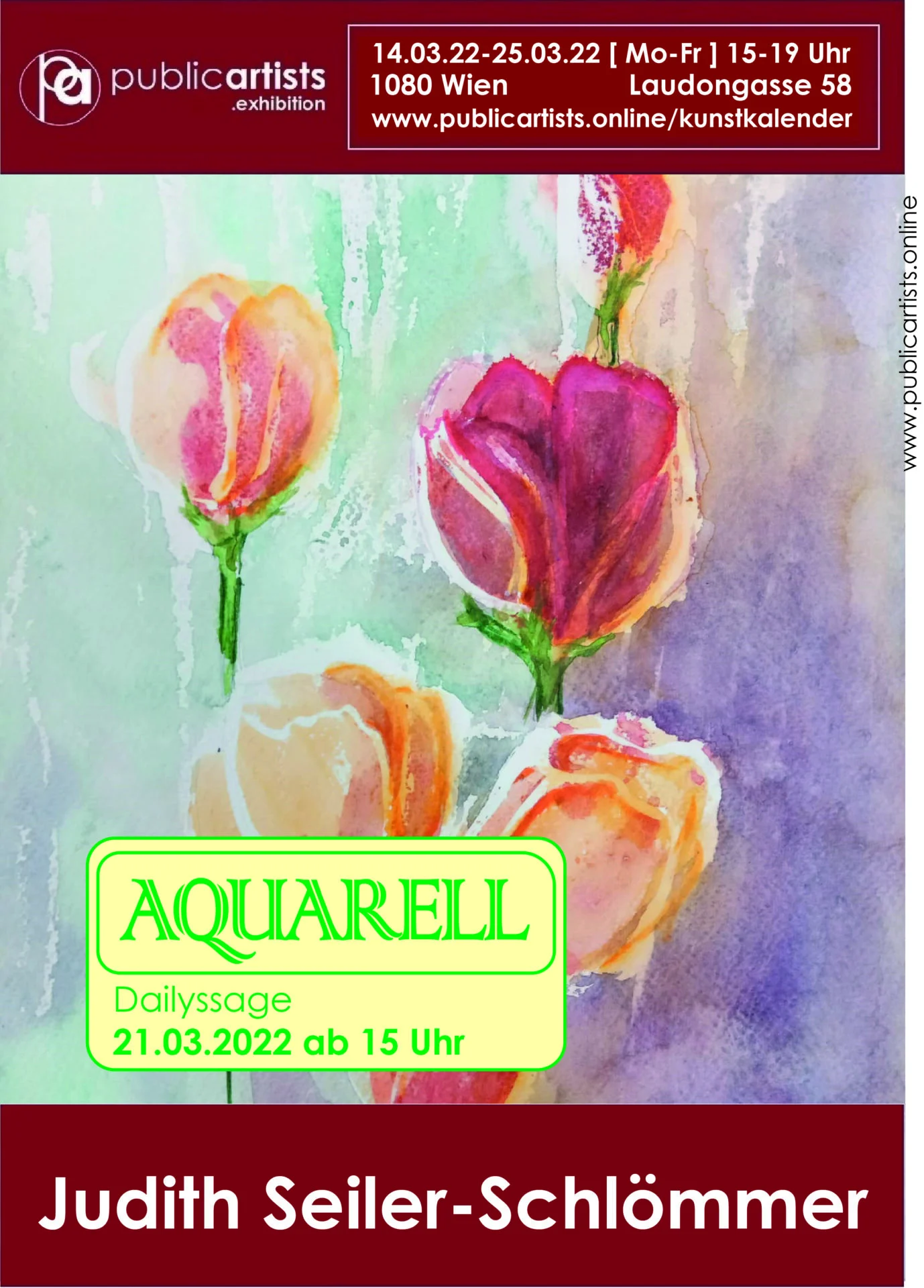 Judith Seiler-Schlömmer bemutatja az "AQUARELL" című műsort.