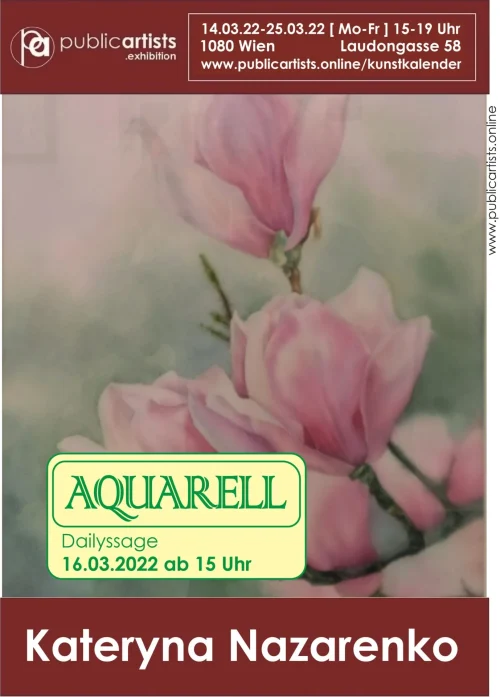 Kateryna Nazarenko zeigt “AQUARELL”