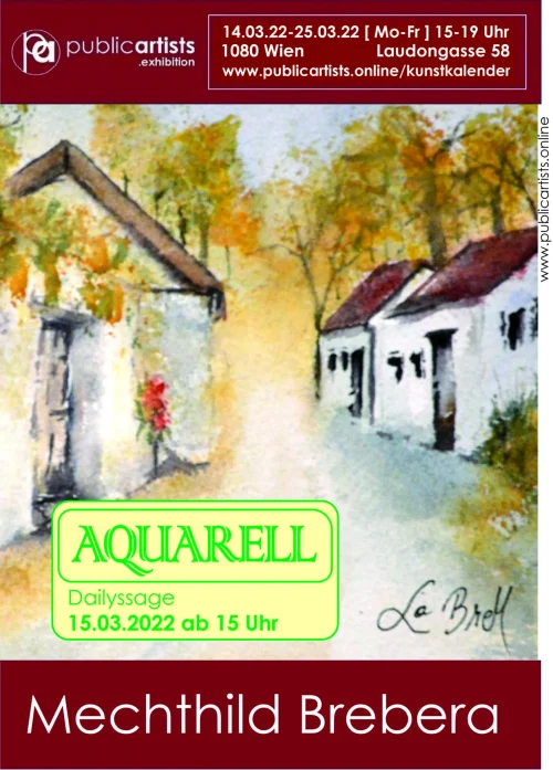 Mechthild Brebera zeigt “AQUARELL”