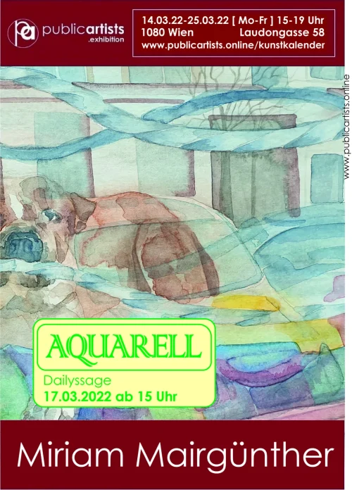 Miriam Mairgünther zeigt “AQUARELL”