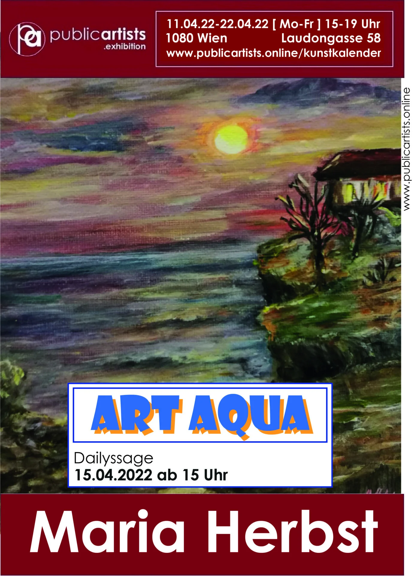 Мария Хербст представляет выставку „ART AQUA“