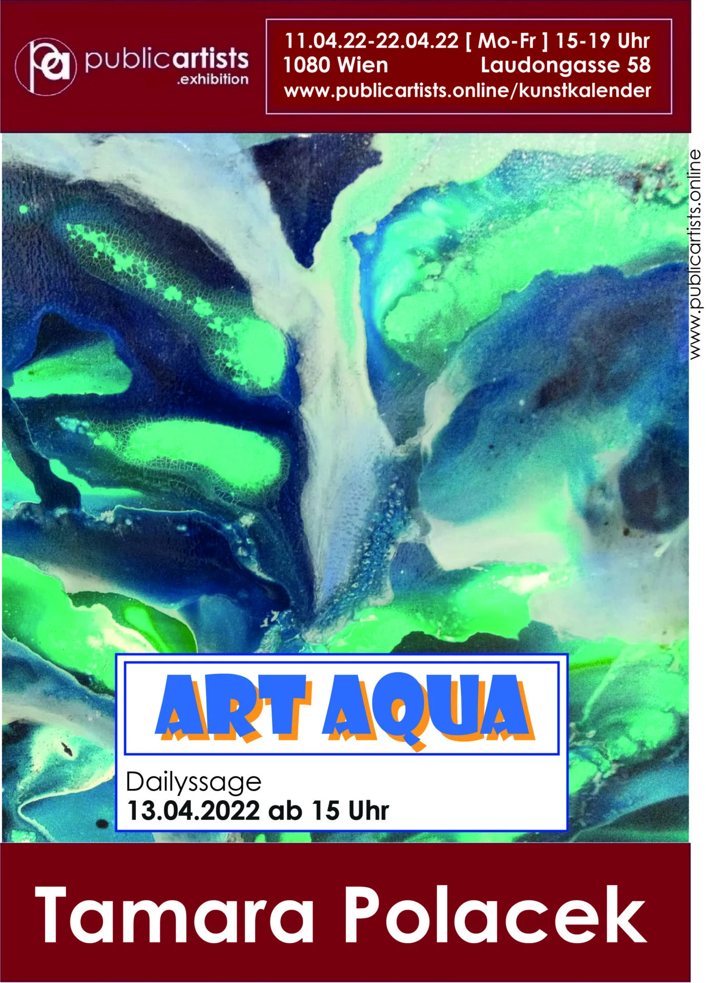 Tamara Polacek vystavuje "ART AQUA"