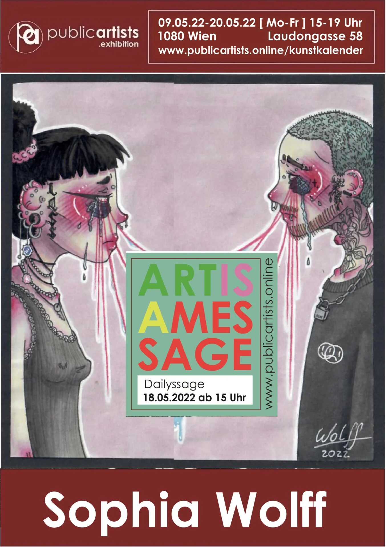 Sophia Wolff zeigt „ART IS A MESSAGE“