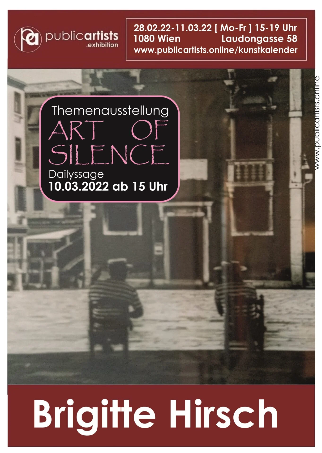 “ART OF SILENCE” mit Brigitte Hirsch