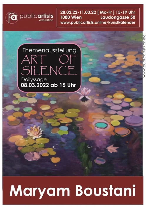 “ART OF SILENCE” mit Maryam Boustani