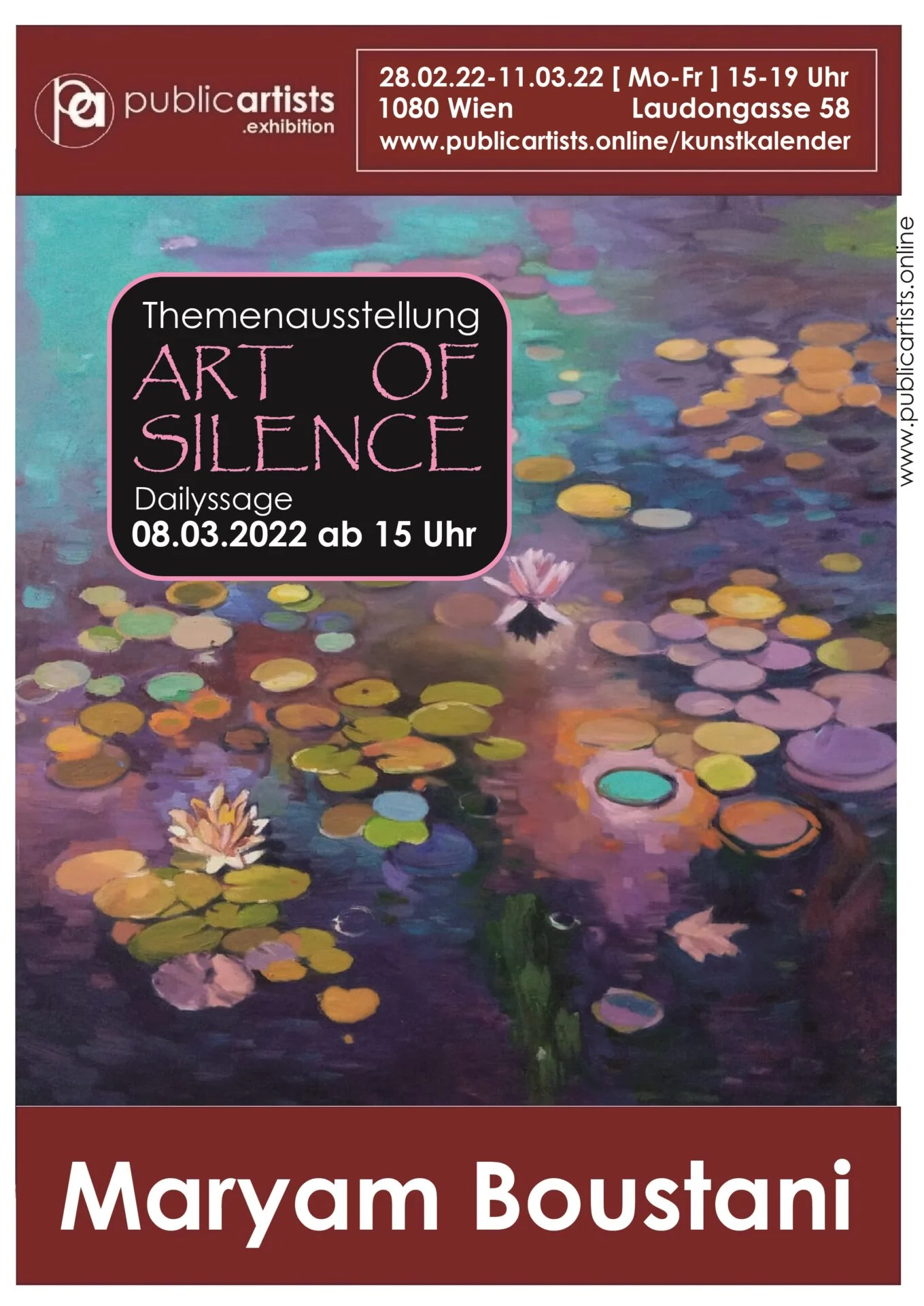 „ART OF SILENCE“ с Мариам Бустани