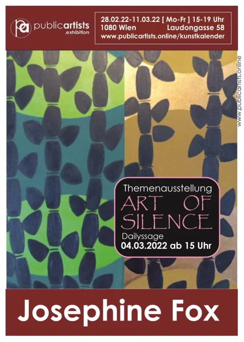 „ART OF SILENCE“ mit Josephine Fox