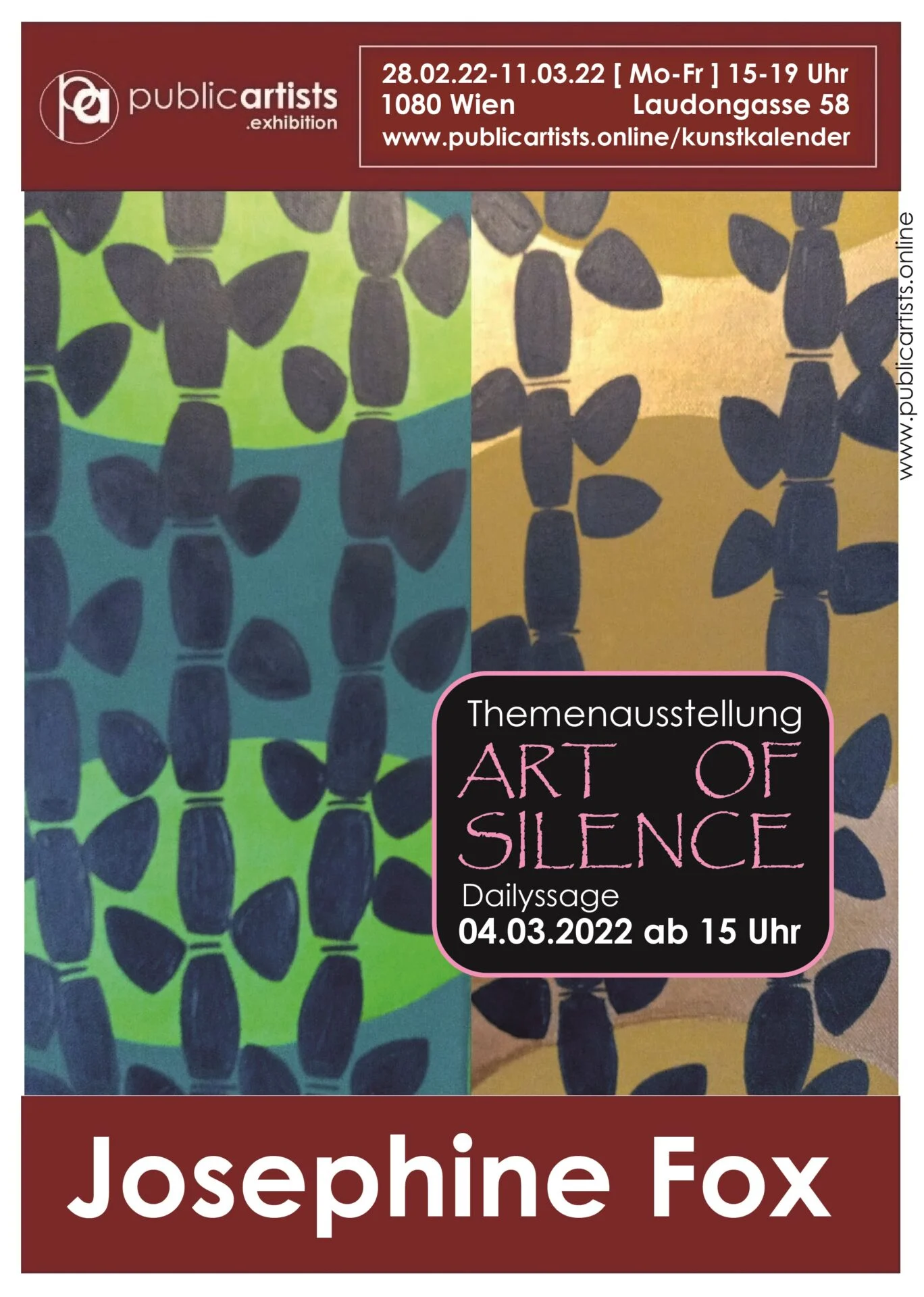 „ART OF SILENCE“ mit Josephine Fox