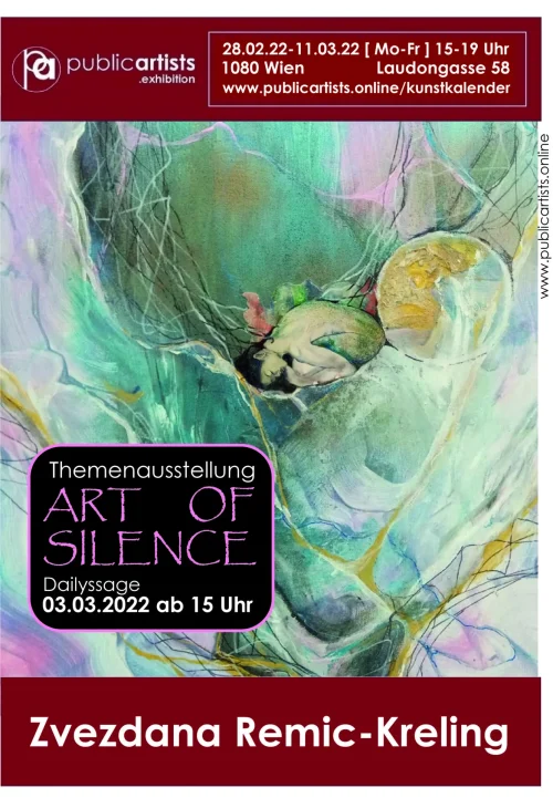 „ART OF SILENCE“ mit Zvezdana Remic Kreling