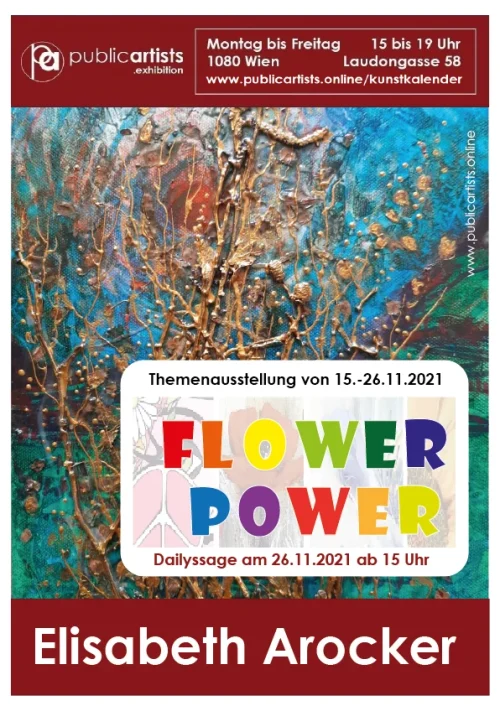 Elisabeth Arocker ukazuje "FLOWER POWER"