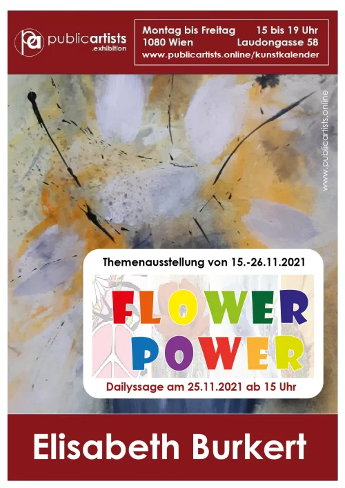Elisabeth Burkert ukazuje "FLOWER POWER"