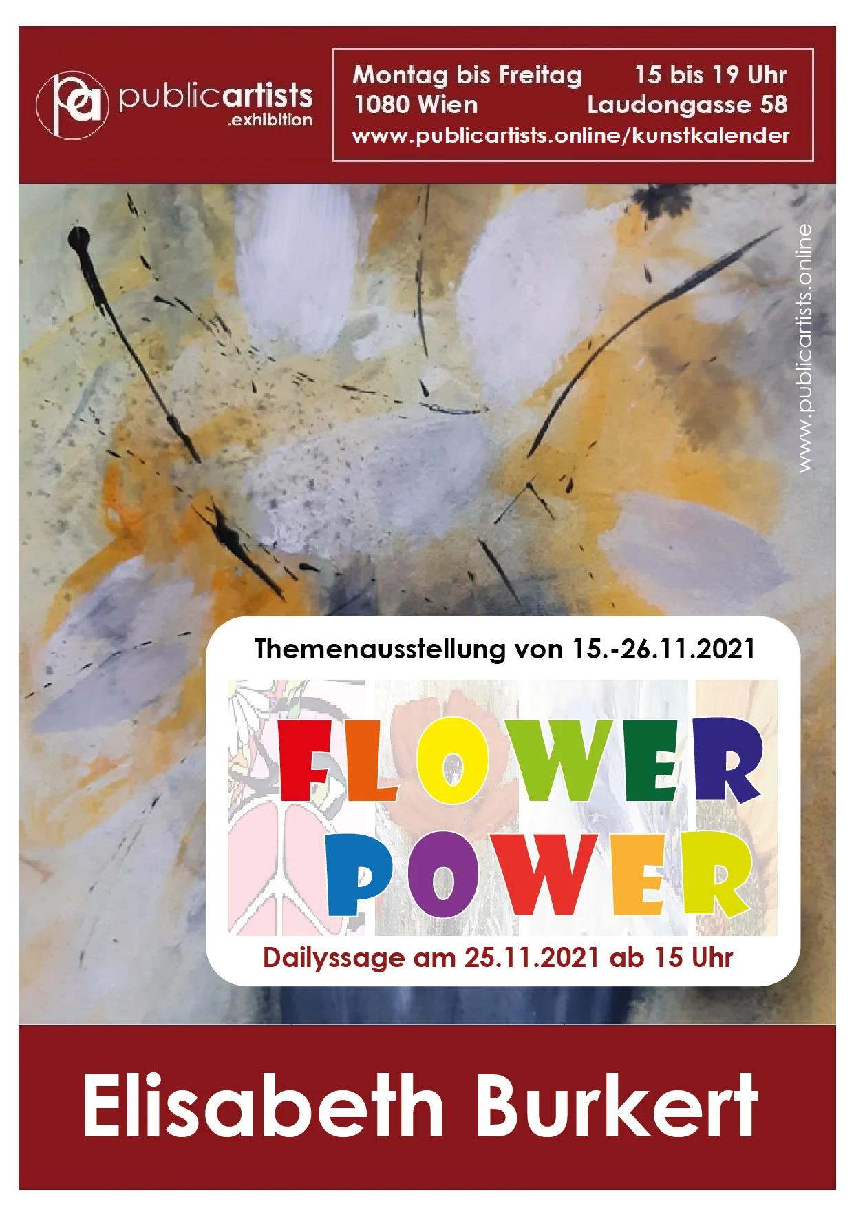 Elisabeth Burkert zeigt „FLOWER POWER“