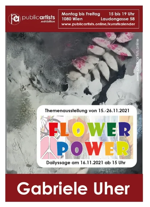 Gabriele Uher zeigt „FLOWER POWER“