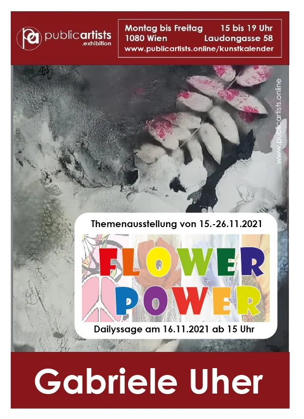 Gabriele Uher mostra "POTENZA DEI FIORI"