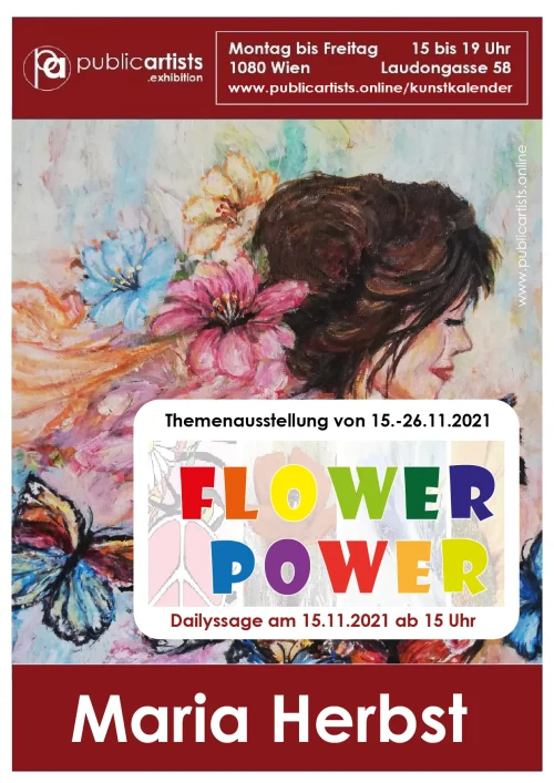Maria Herbst zeigt „FLOWER POWER“