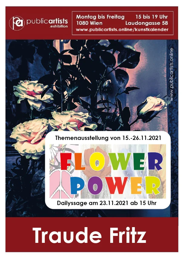 Traude Fritz mostra "FLOWER POWER" (potere dei fiori)