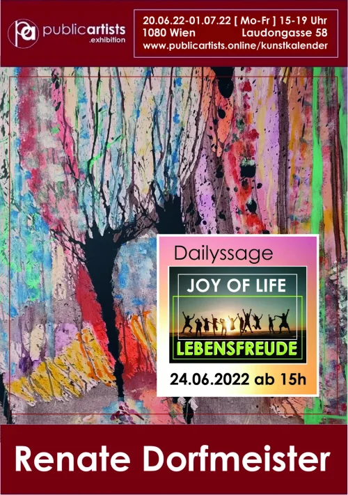 Renate Dorfmeister zeigt „LEBENSFREUDE“