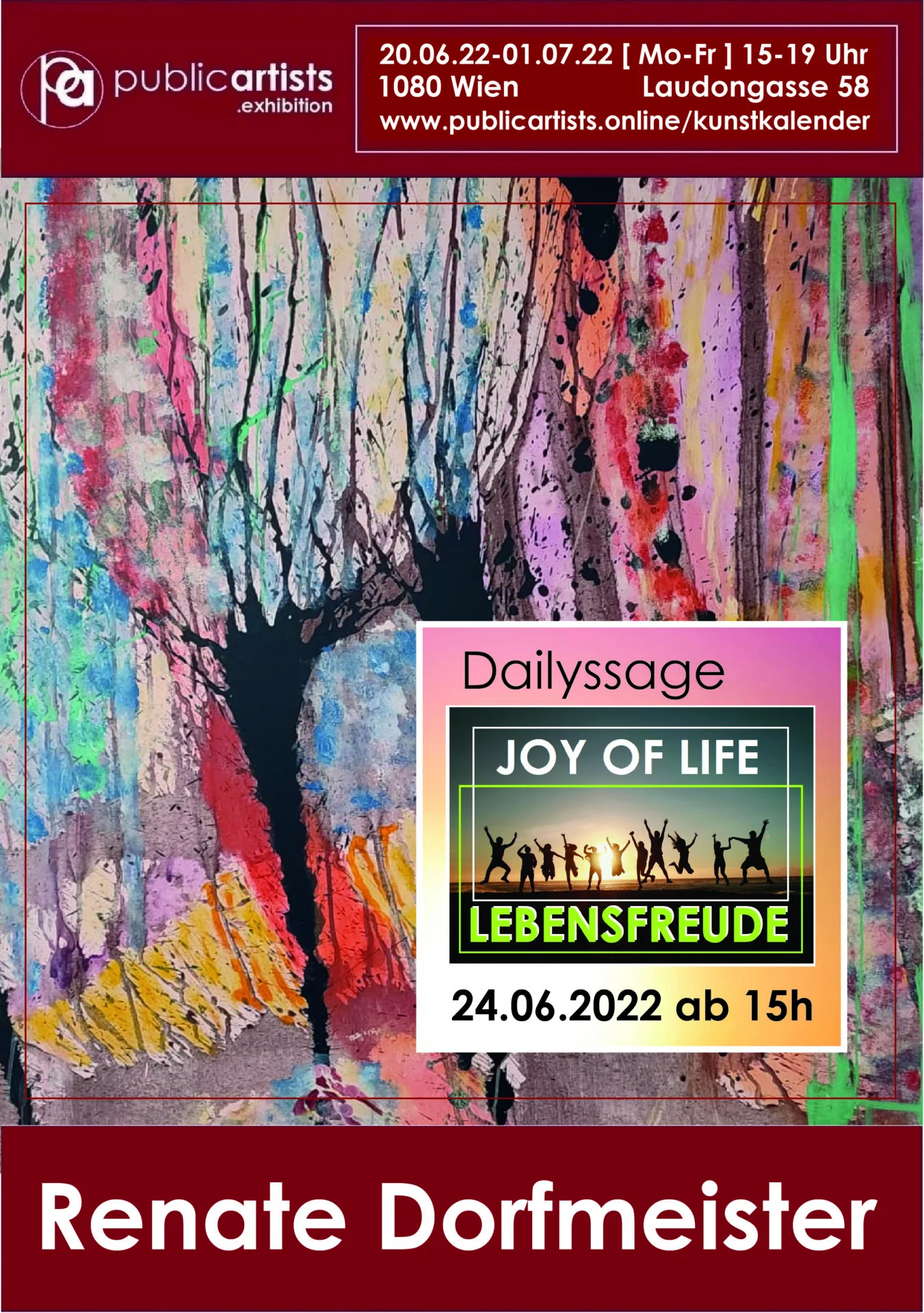 Renate Dorfmeister présente „ L'JOIE DE VIVRE “