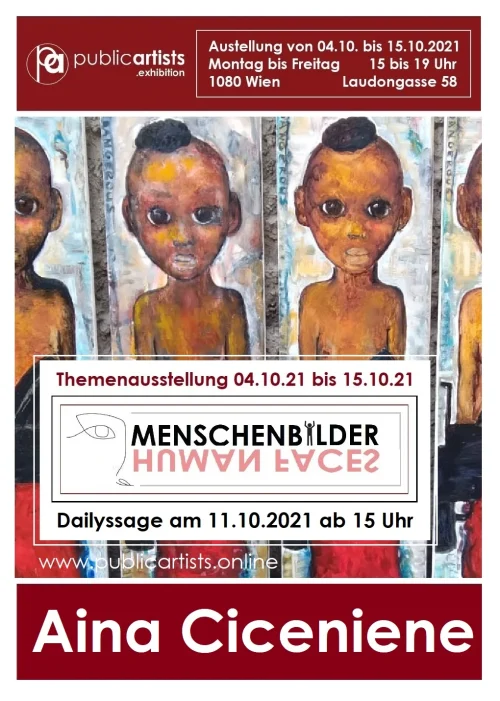 Aina Ciceniene показва "MENSCHENBILDER"