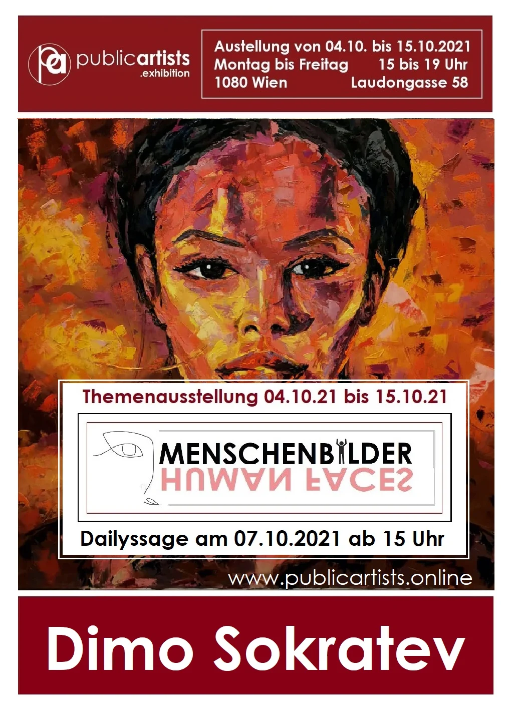 Dimo Sokratev présente "MENSCHENBILDER" (images humaines)