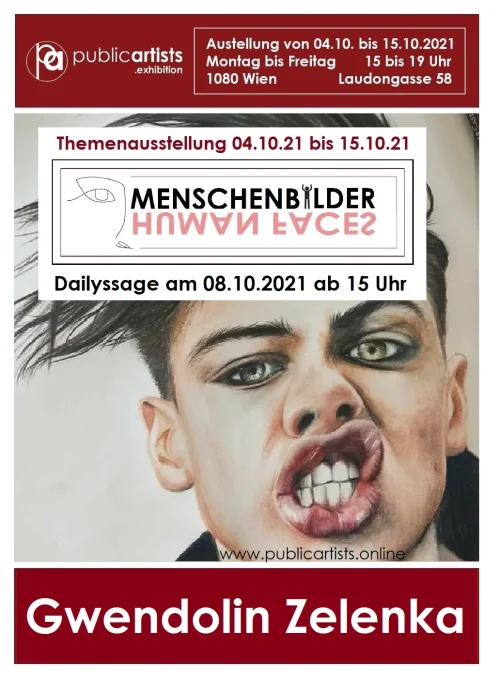 Гвендолин Зеленка показва "MENSCHENBILDER"