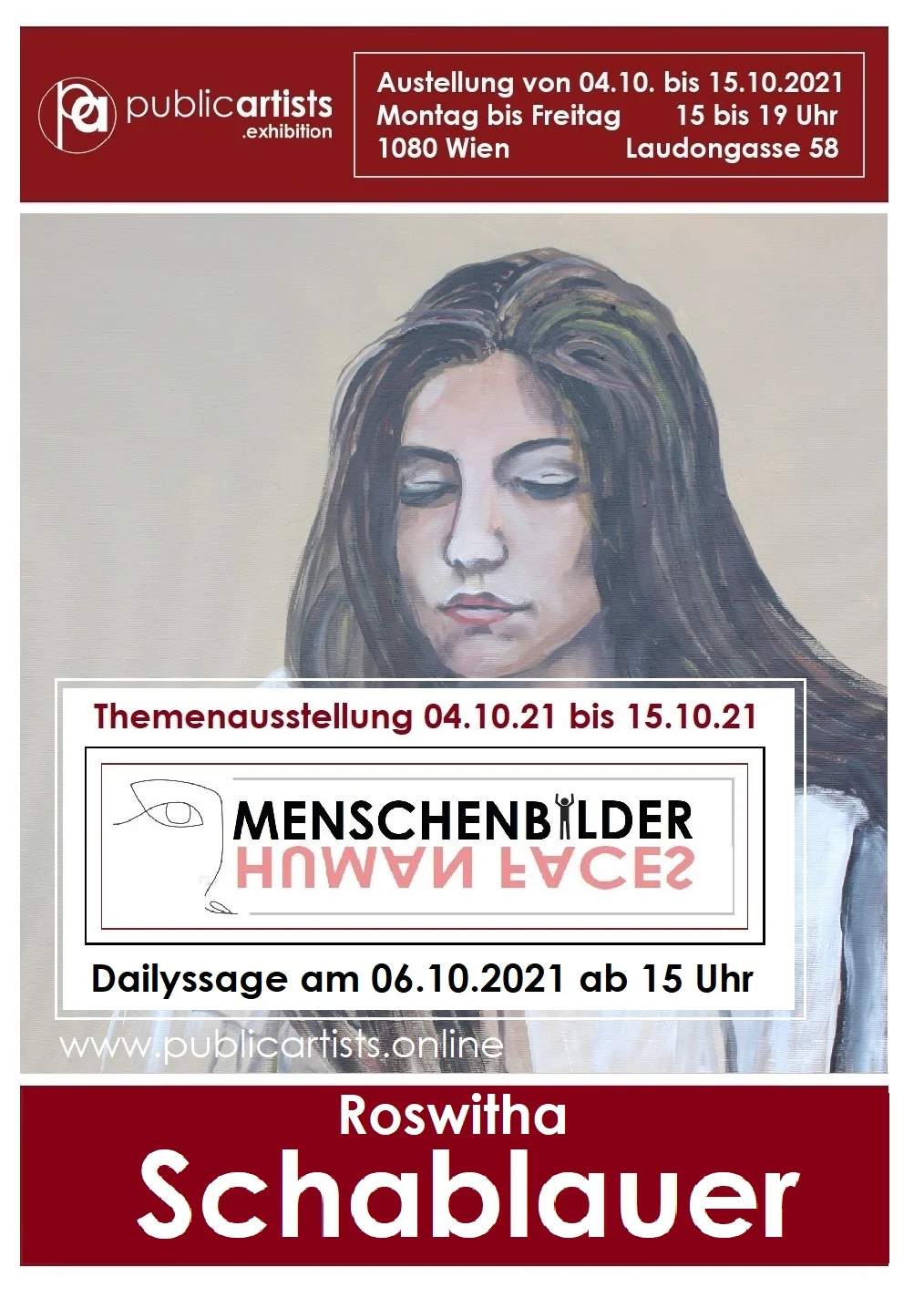 Roswitha Schablauer présente "MENSCHENBILDER" (images humaines)
