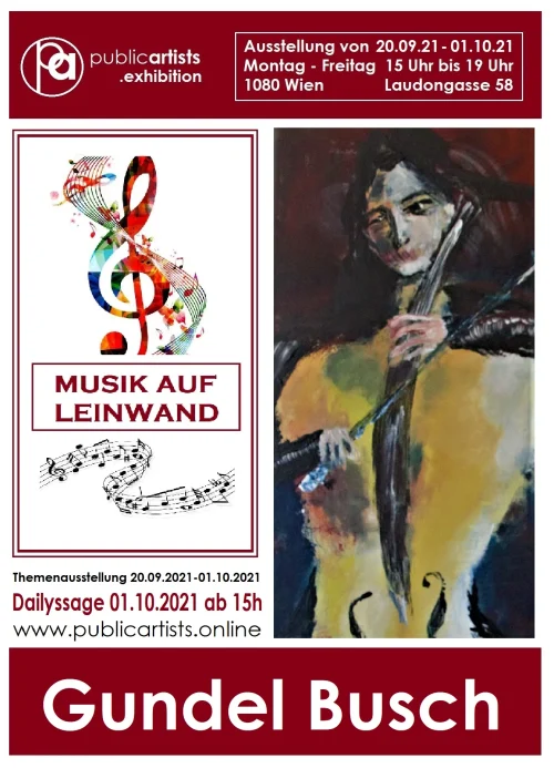 “MUSIK AUF LEINWAND” von Gundel Busch