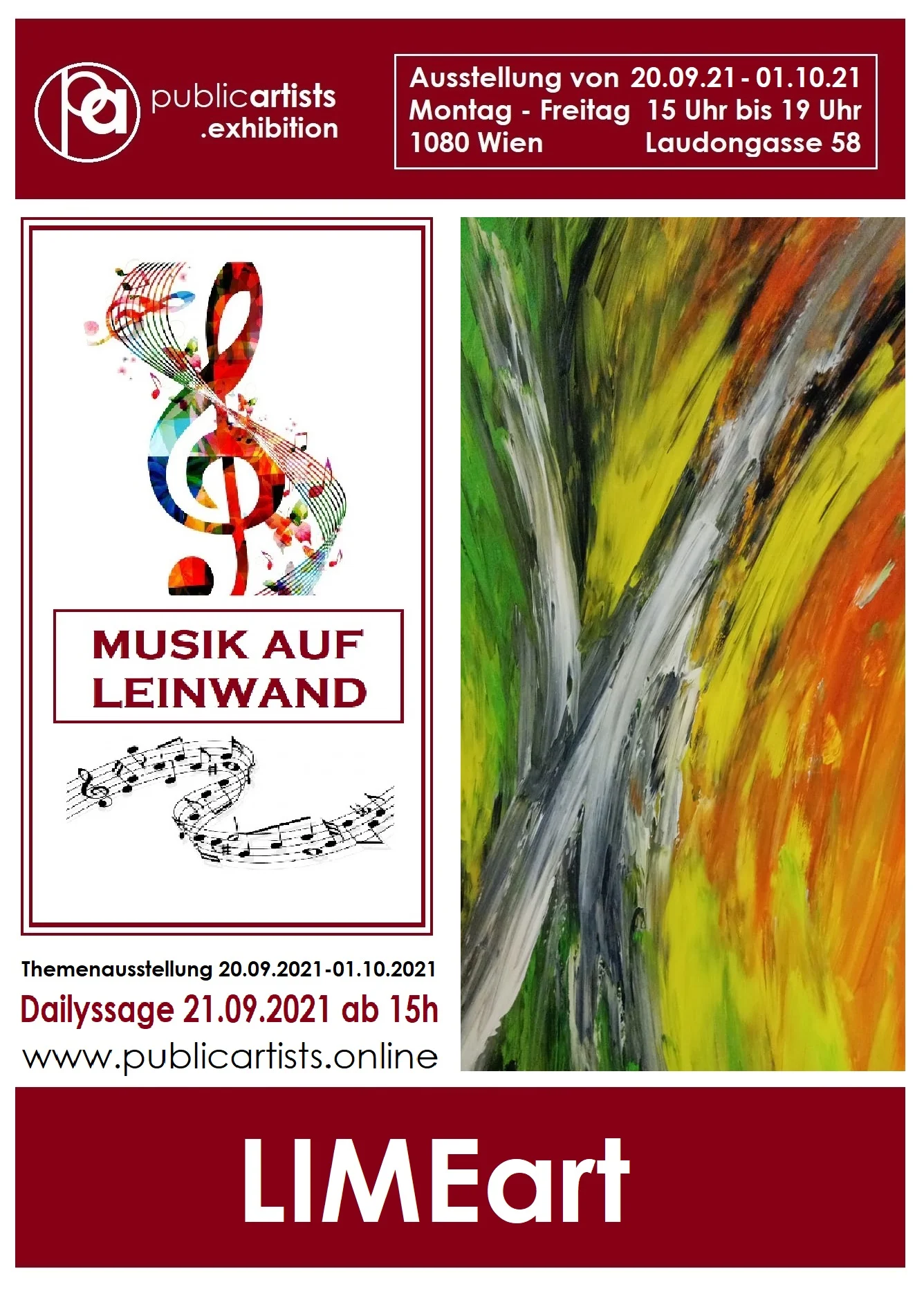 “MUSIK AUF LEINWAND” von LIMEart