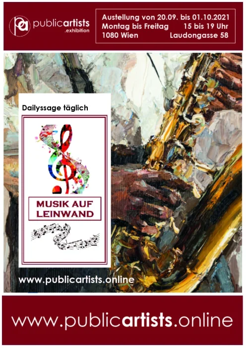 Themenausstellung “MUSIK AUF LEINWAND”