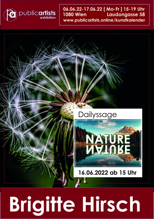 Brigitte Hirsch presents „NATURE“