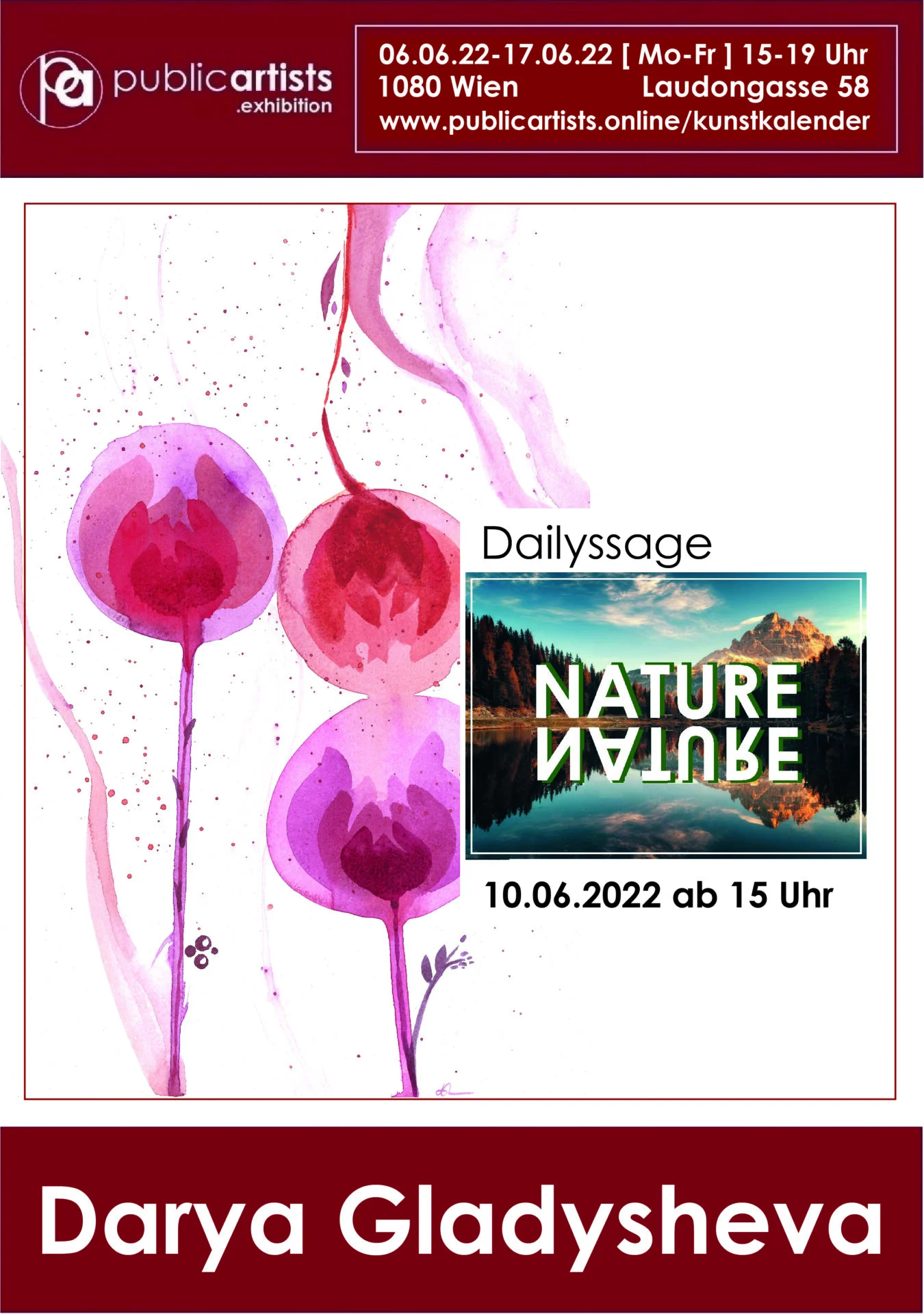 Darya Gladysheva zeigt „NATURE“