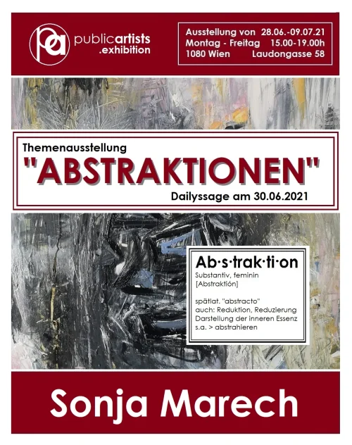 Sonja Marech zeigt “ABSTRAKTION”