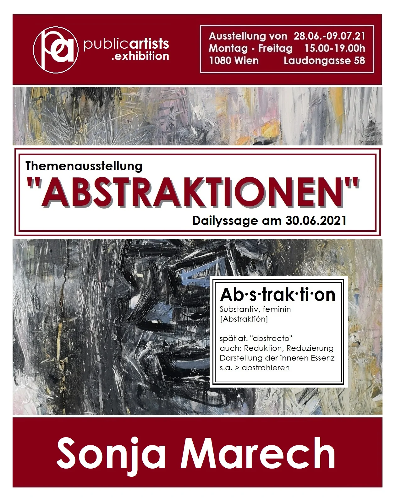 Sonja Marech zeigt “ABSTRAKTION”