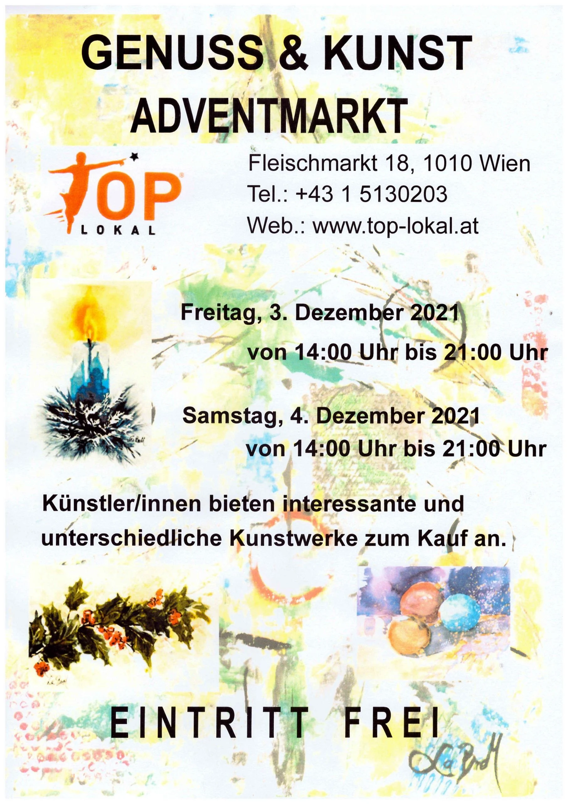 Odpustek a umění Adventní trh