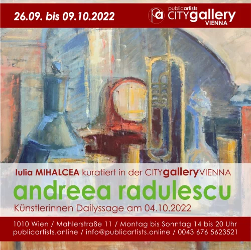 Andreea Radulescu in der CITYgalleryVIENNA