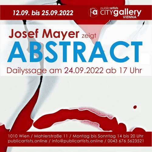 Josef Mayer predstavuje ABSTRACT