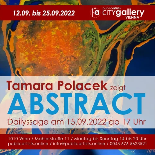 Tamara Polacek zeigt ABSTRACT